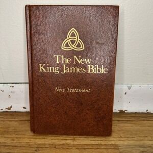 The New King James‎ Bible New Testament Thomas Nelson Brown Gold Gilt Red Letter